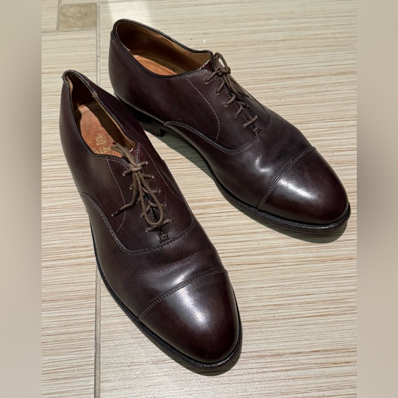 靴 Alden Brown Leather Shoes Alden Cap Toes | Purchase Alden Cap Toe Oxford & Blucher Shoes